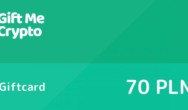 Gift Me Crypto Gift Card 70 PLN