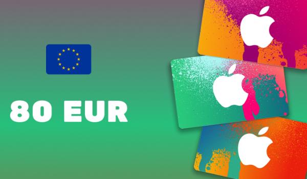 Apple iTunes Gift Card 80 EUR