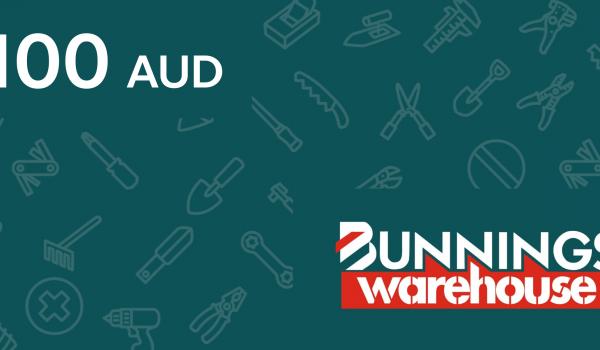 Bunnings Warehouse Gift Card 100 AUD