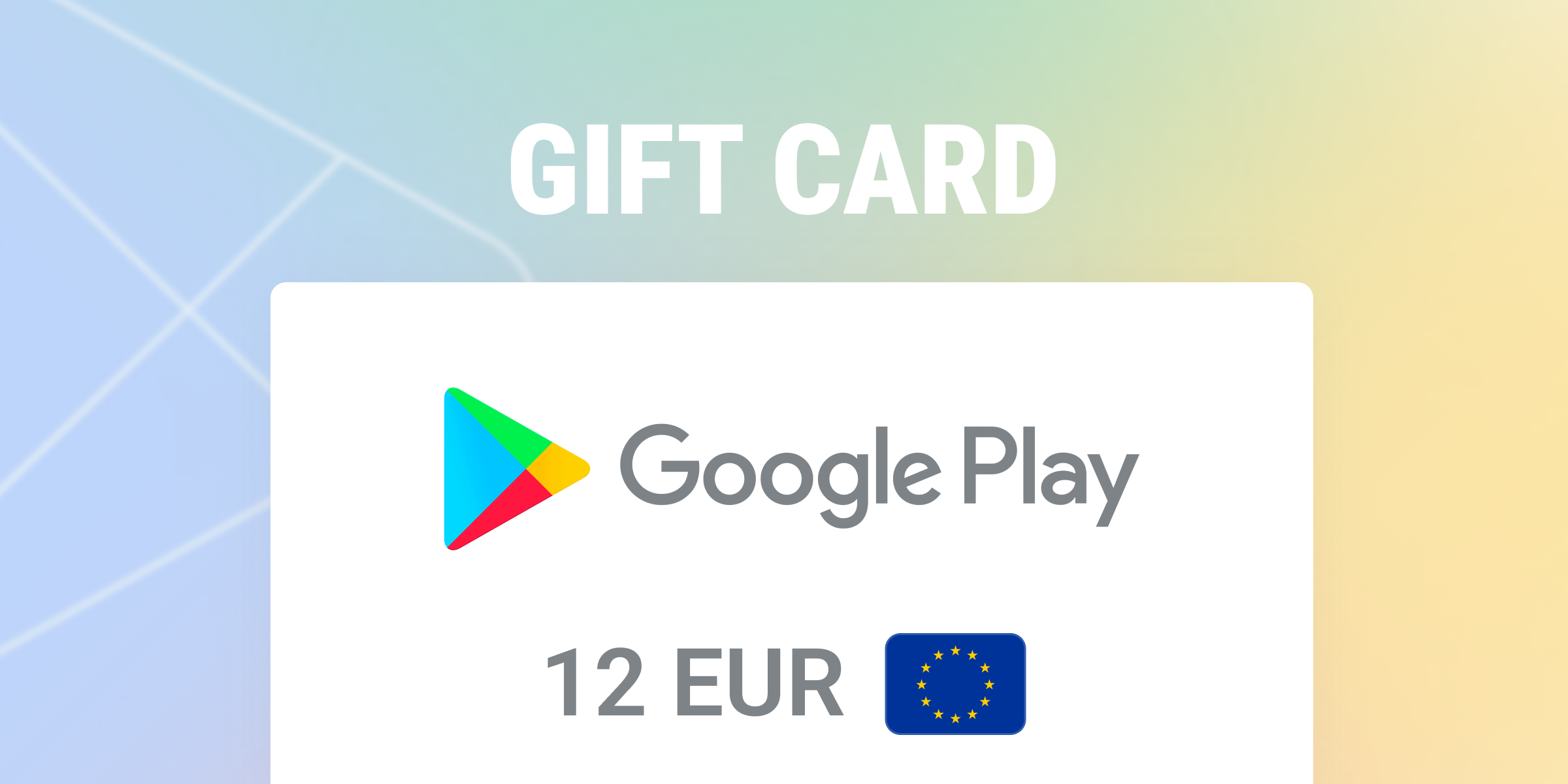 Google Play Gift Card 12 EUR