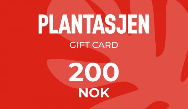 Plantasjen Gift Card 200 NOK