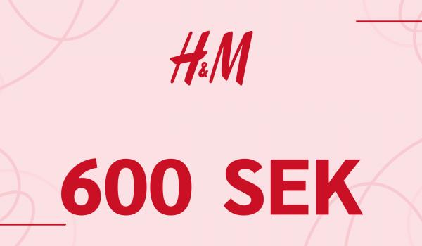 H and M Gift Card 600 SEK