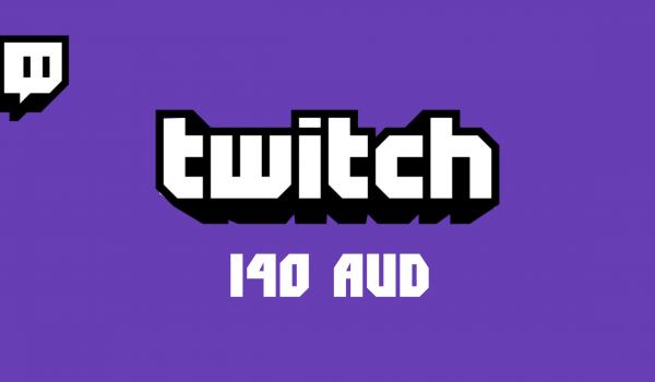 Twitch Gift Card 140 AUD