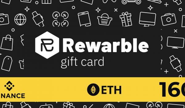 Rewarble Binance Gift Card ETH 160 USD