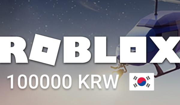 Roblox Gift Card 100000 KRW