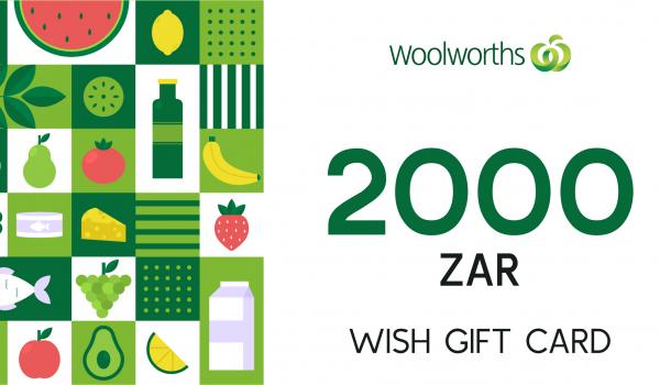 Woolworths WISH Gift Card 2000 ZAR