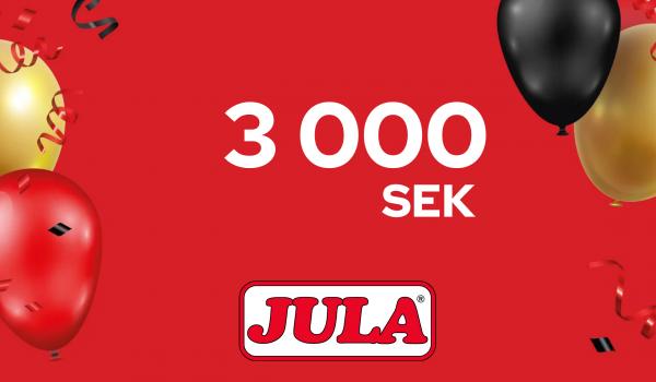 Jula Gift Card 3000 SEK