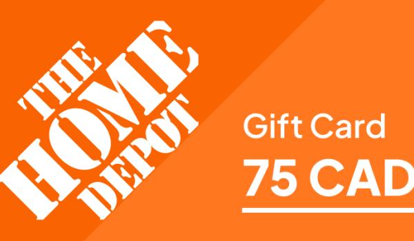 The Home Depot Gift Card 75 CAD