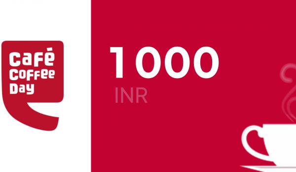 Cafe Coffee Day Gift Card 1000 INR