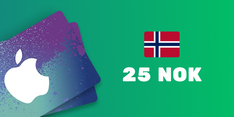 Apple iTunes Gift Card 25 NOK