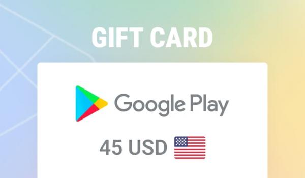 Google Play Gift Card 45 USD