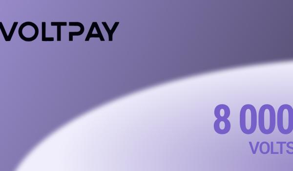 VoltPay Gift Card 8000 Volts