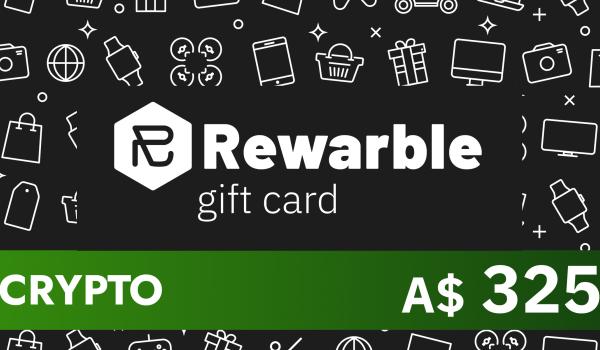 Rewarble Crypto Gift Card 325 AUD