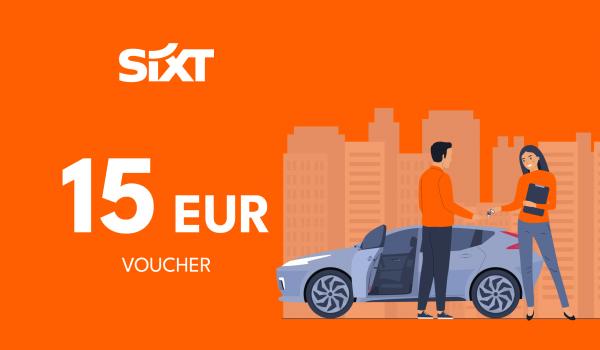 Sixt Voucher 15 EUR