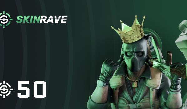SkinRave gg 50 Tokens Gift Card