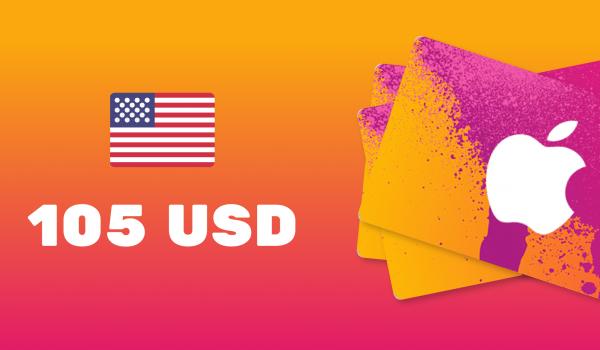 Apple iTunes Gift Card 105 USD