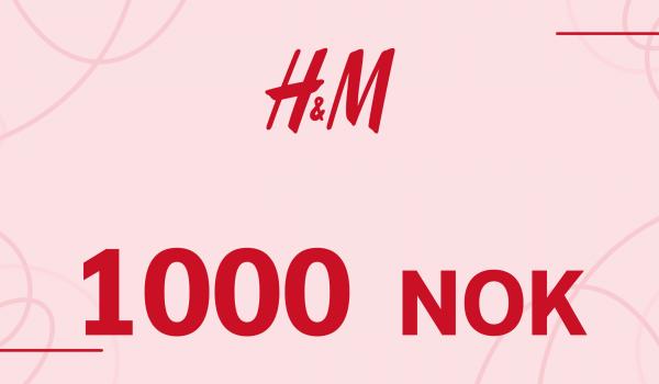 H and M Gift Card 1000 NOK