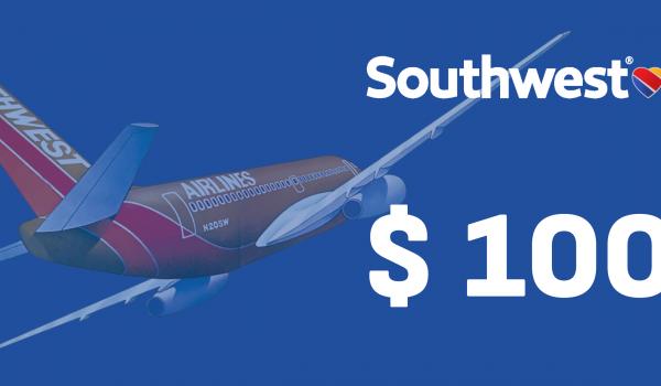 Southwest Gift Card 100 USD