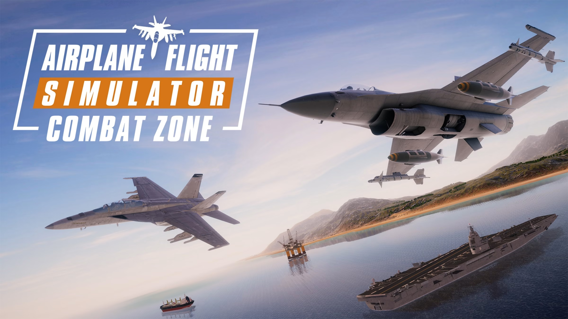 Airplane Flight Simulator Combat Zone (PS5)