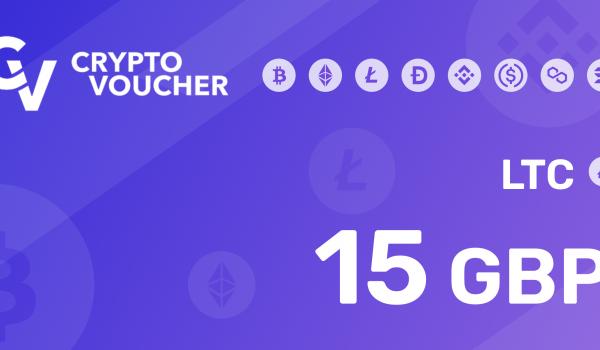 Crypto Voucher LTC 15 GBP