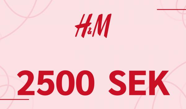 H and M Gift Card 2500 SEK