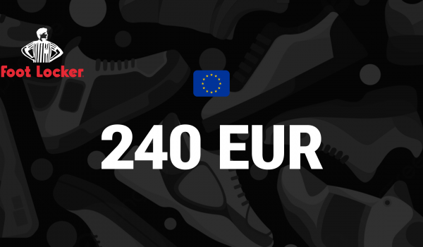 Foot Locker Gift Card 240 EUR