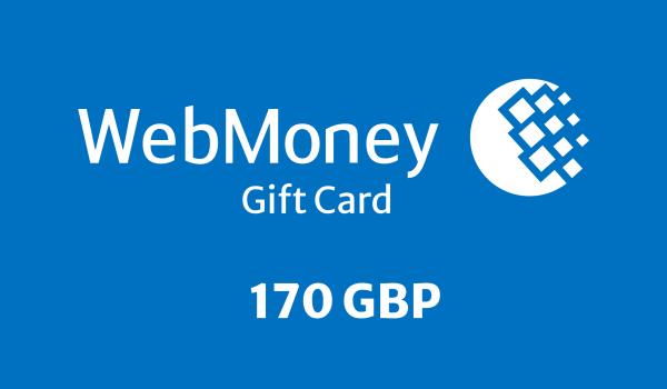 WebMoney Gift Card 170 GBP