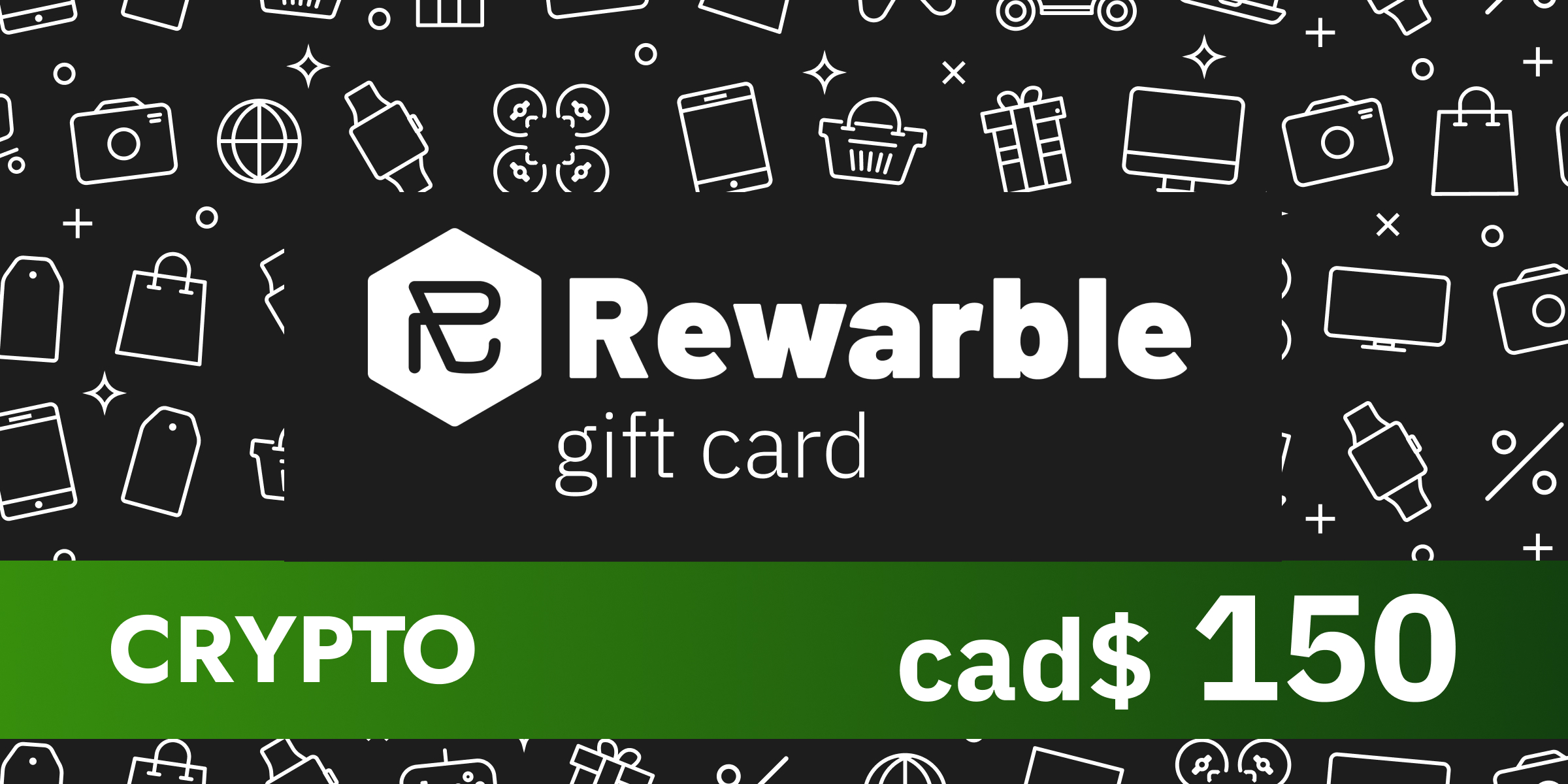 Rewarble Crypto Gift Card 150 CAD