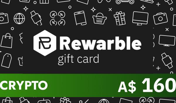 Rewarble Crypto Gift Card 160 AUD