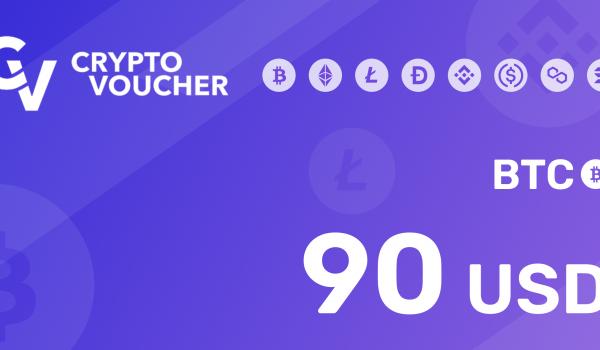 Crypto Voucher BTC 90 USD