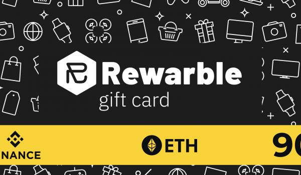 Rewarble Binance Gift Card ETH 90 USD