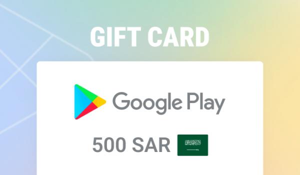 Google Play Gift Card 500 SAR