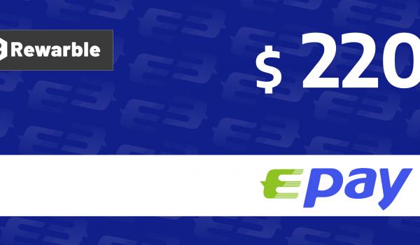 Epay Gift Card 220 USD
