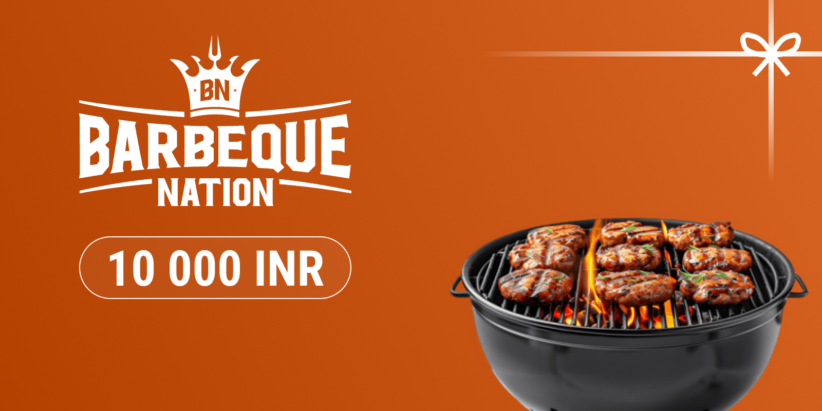 Barbeque Nation Gift Card 10000 INR