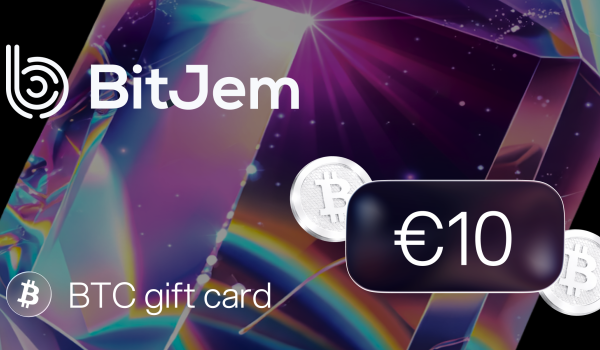 BitJem Bitcoin Gift Card 10 EUR