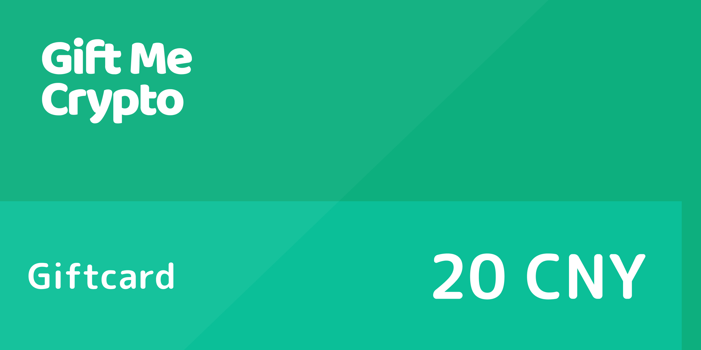Gift Me Crypto Gift Card 20 CNY