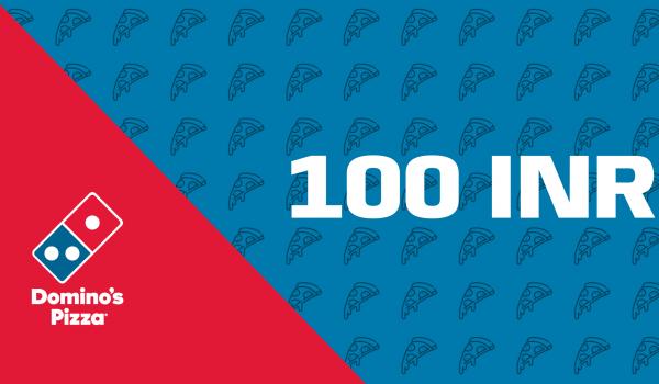 Dominos Pizza Gift Card 100 INR
