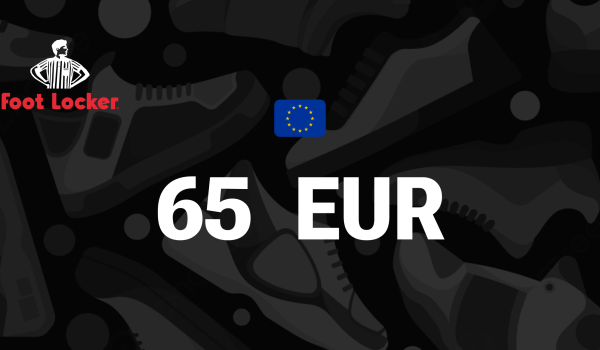 Foot Locker Gift Card 65 EUR
