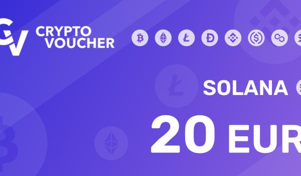 Crypto Voucher Solana 20 EUR