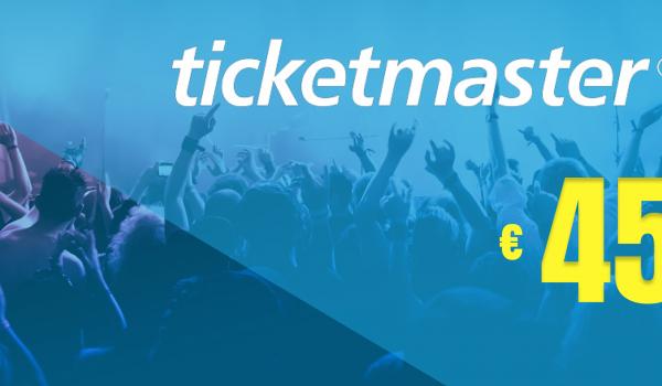 Ticketmaster Gift Card 45 EUR