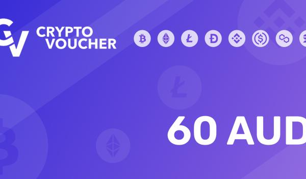Crypto Voucher Gift Card 60 AUD