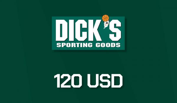Dicks Sporting Goods Gift Card 120 USD