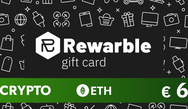 Rewarble Crypto Gift Card ETH 6 EUR