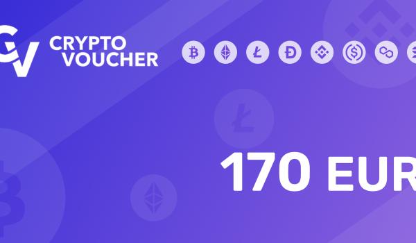 Crypto Voucher Gift Card 170 EUR