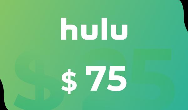Hulu Gift Card 75 USD