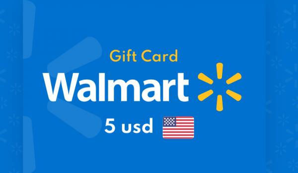 Walmart Gift Card 5 USD