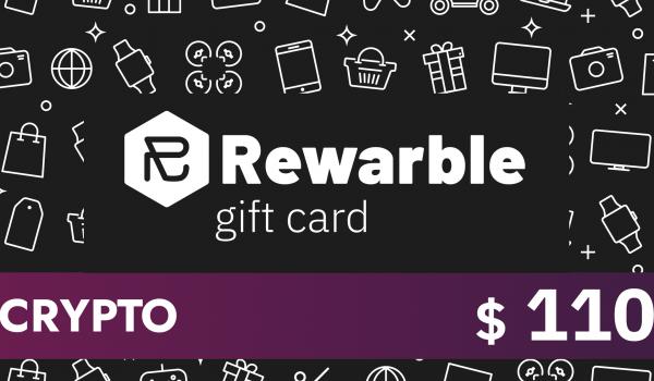 Rewarble Crypto Gift Card 110 USD