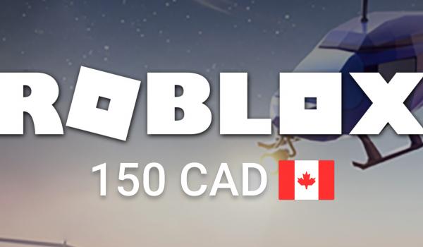 Roblox Gift Card 150 CAD