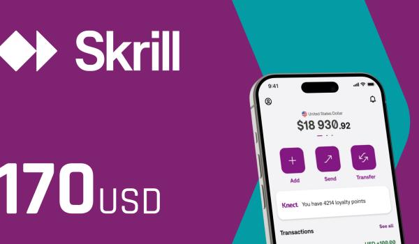 Skrill Gift Card 170 USD