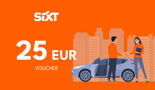 Sixt Voucher 25 EUR